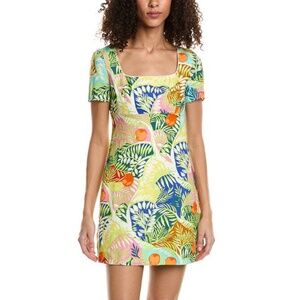 Staud Sandra Linen mini dress